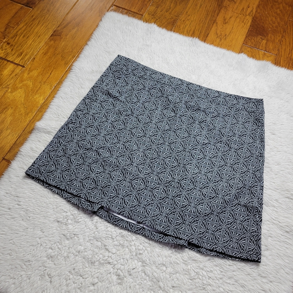 RipSkirt Rip Skirt Hawaii Short Wrap Skirt Women's XXL Black White Print Pockets